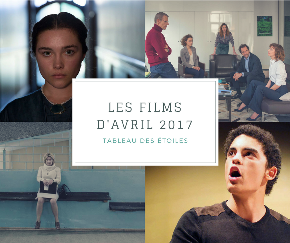 les films d avril 2017 tableau des étoiles